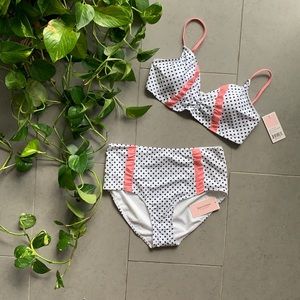 Juicy Couture high waisted two-piece swim bikini